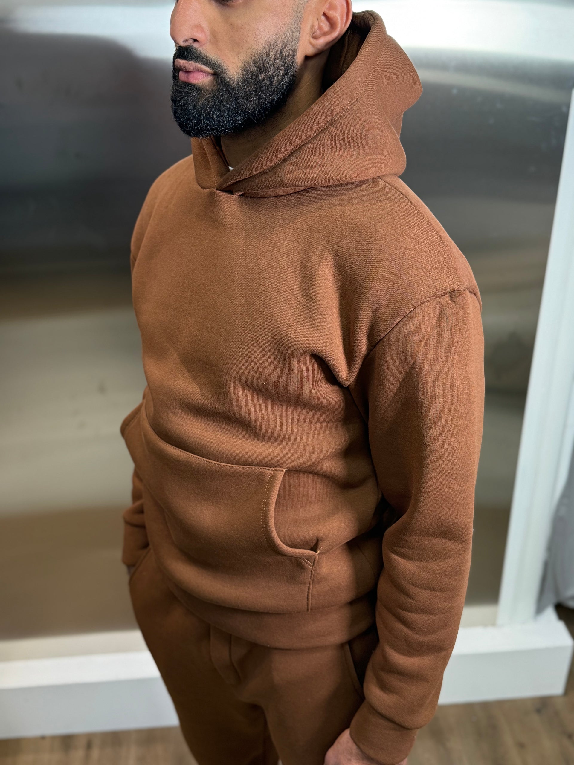 Ensemble capuche marron