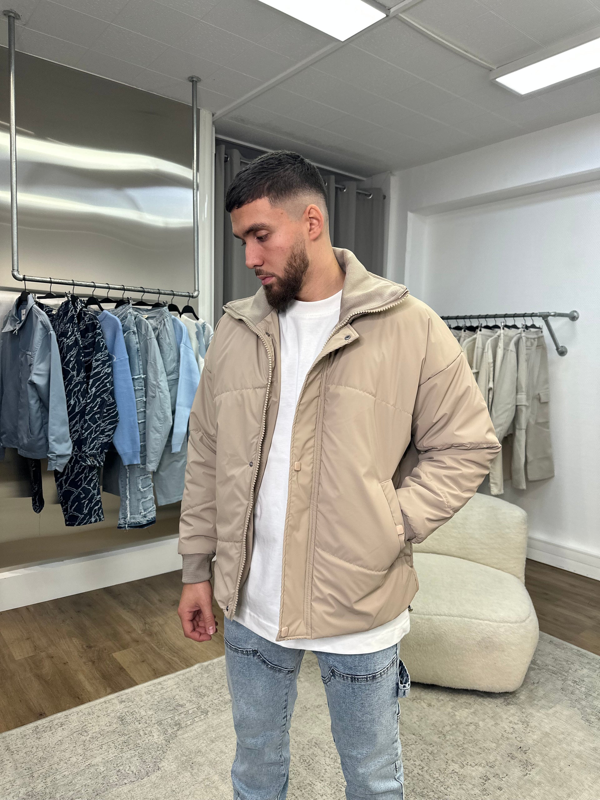 Blouson beige