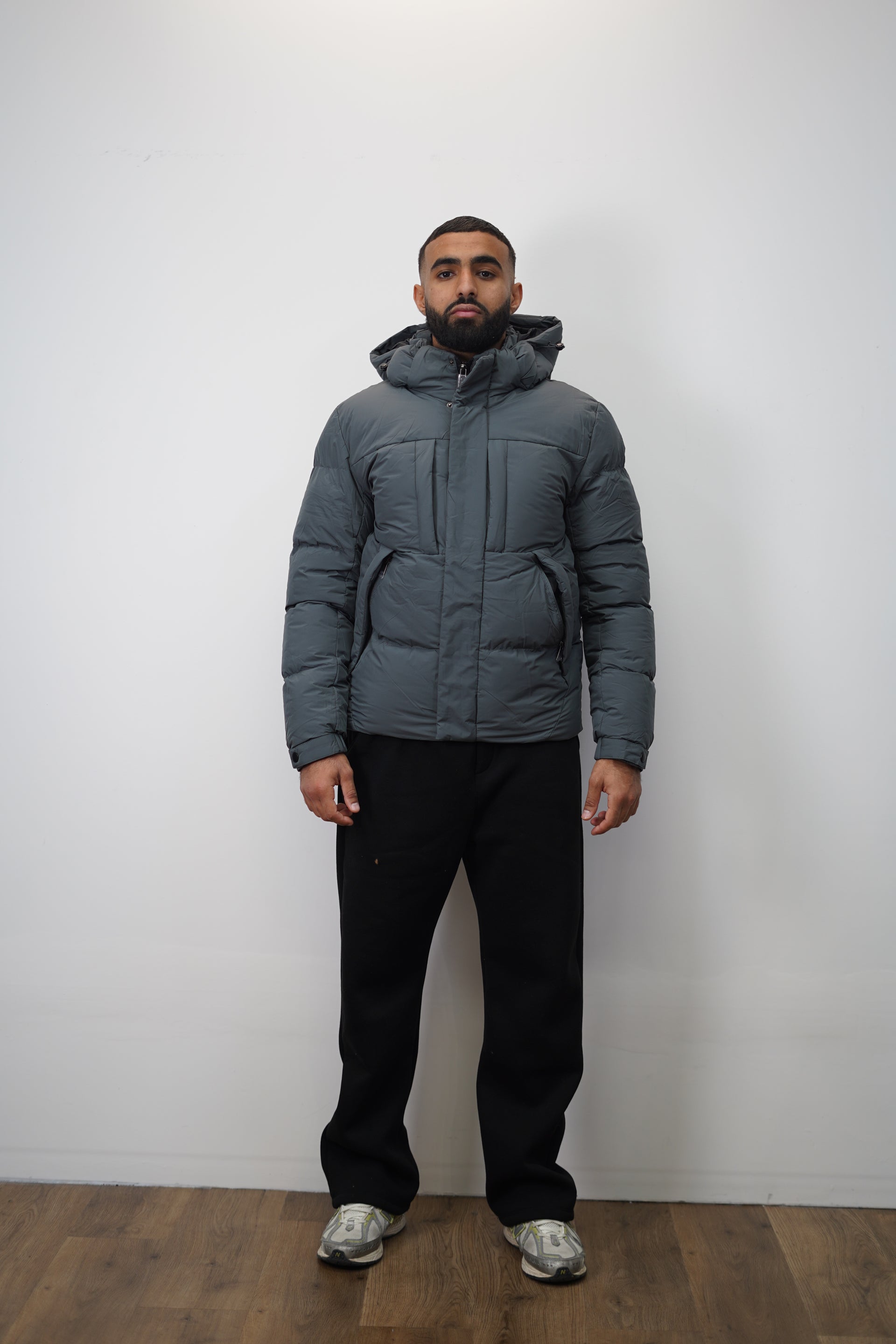 Doudoune Central Cee gris