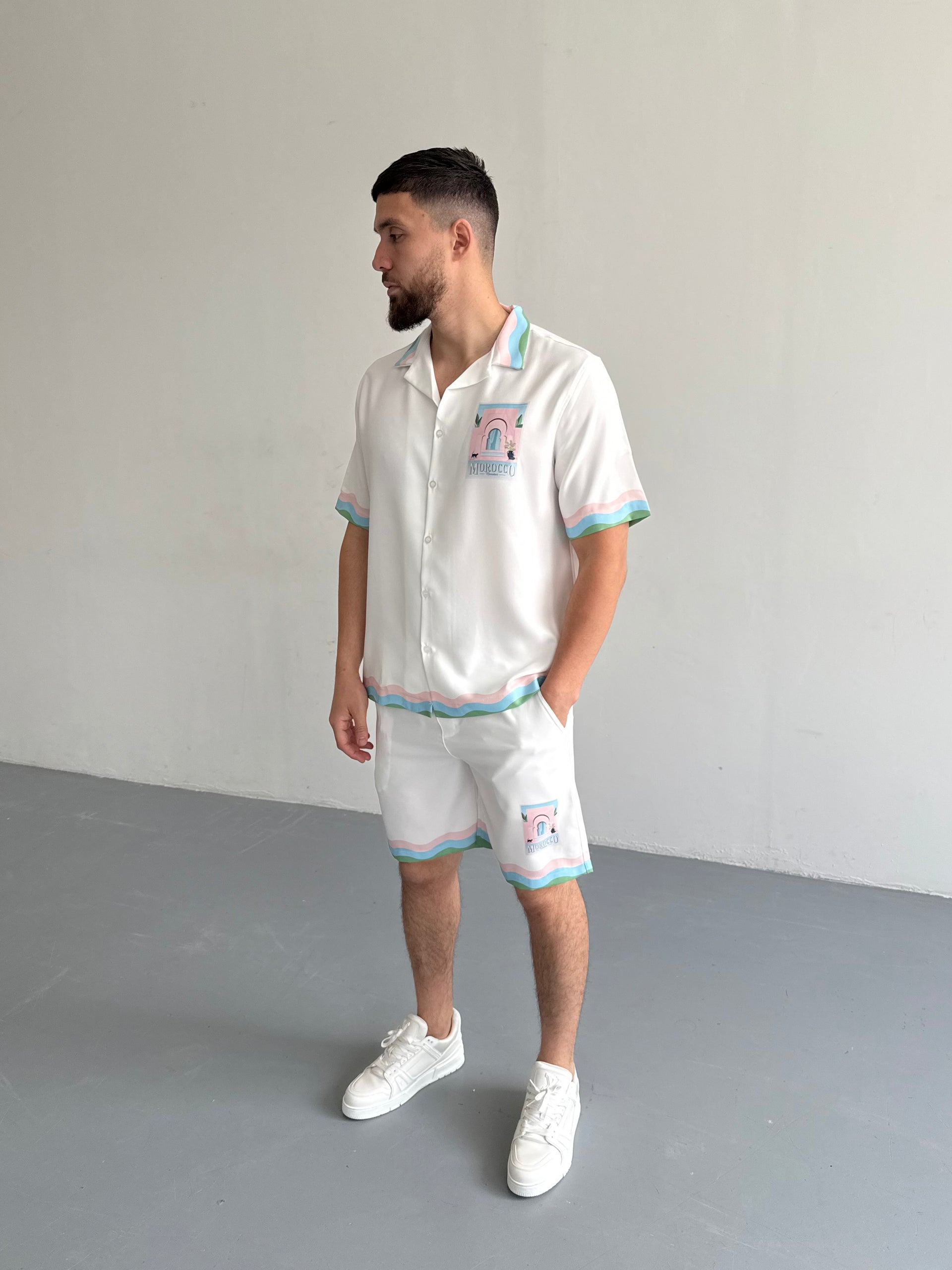 Ensemble short à motif