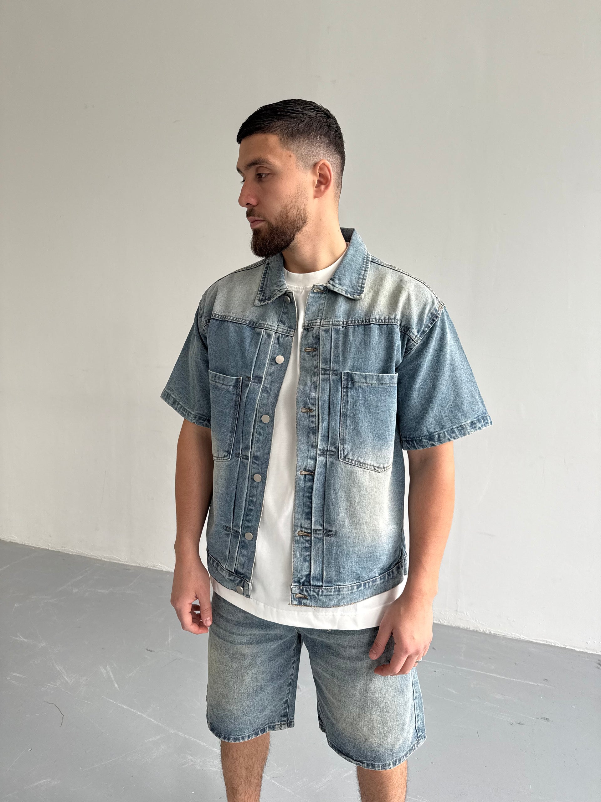 Ensemble short en jean