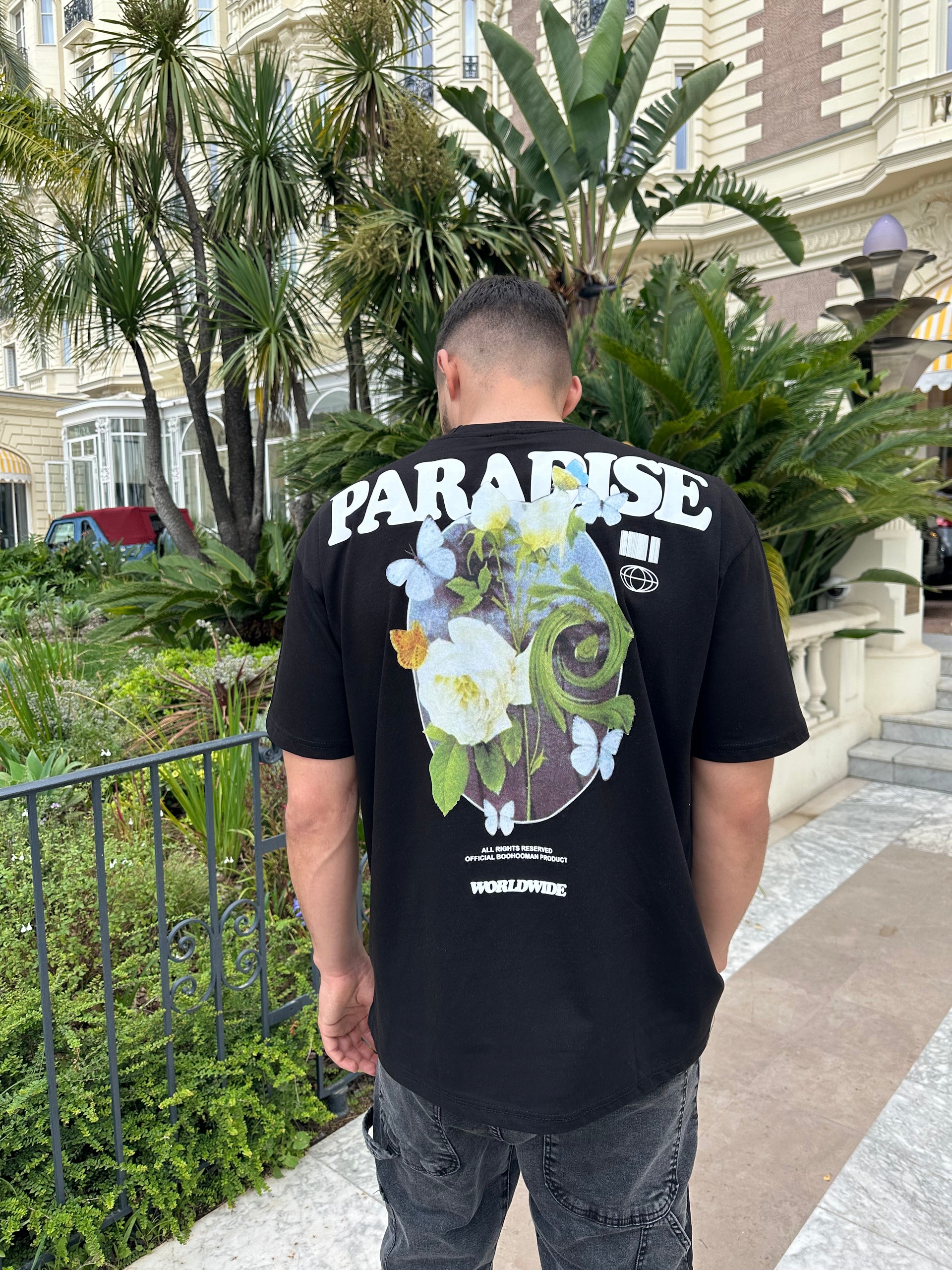 PARADISE black t-shirt