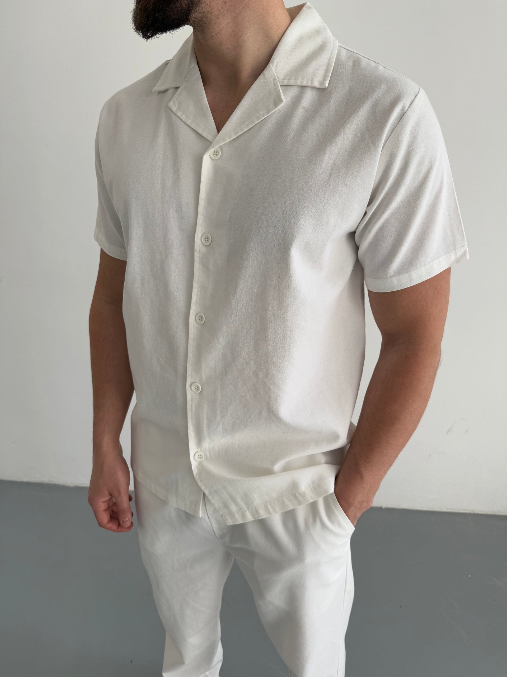 Ensemble en coton blanc