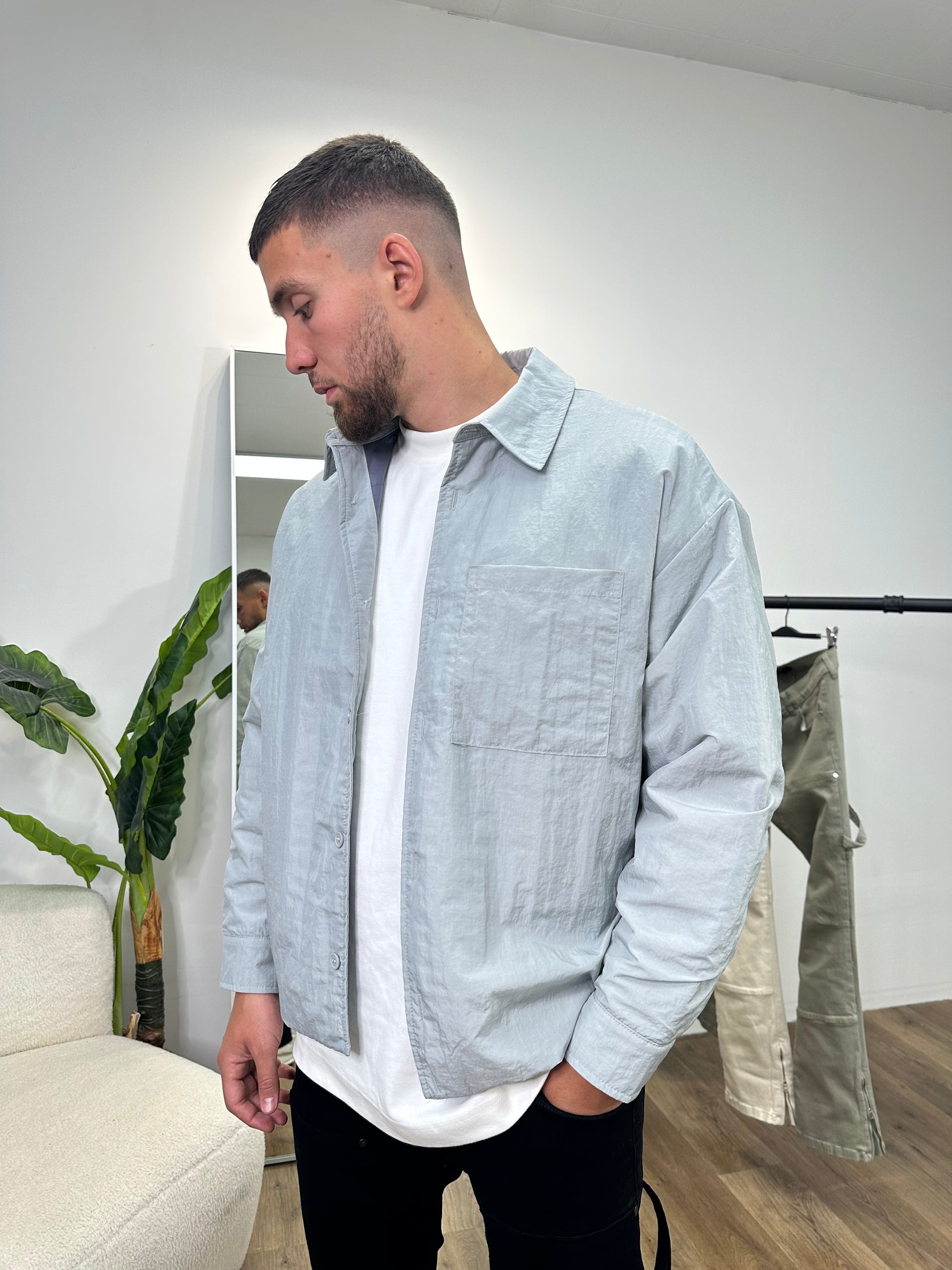 Grey overshirt