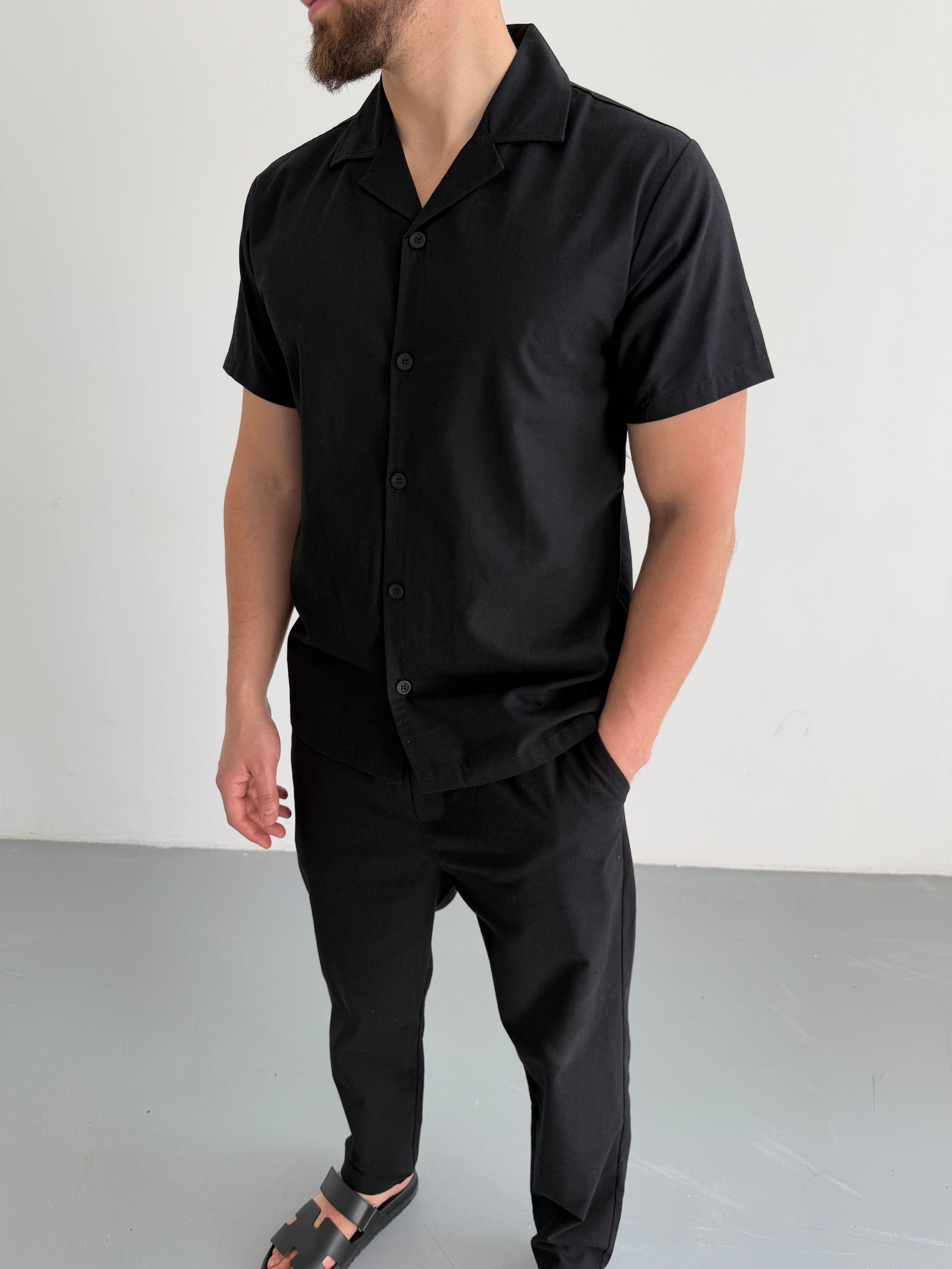 Ensemble en coton noir