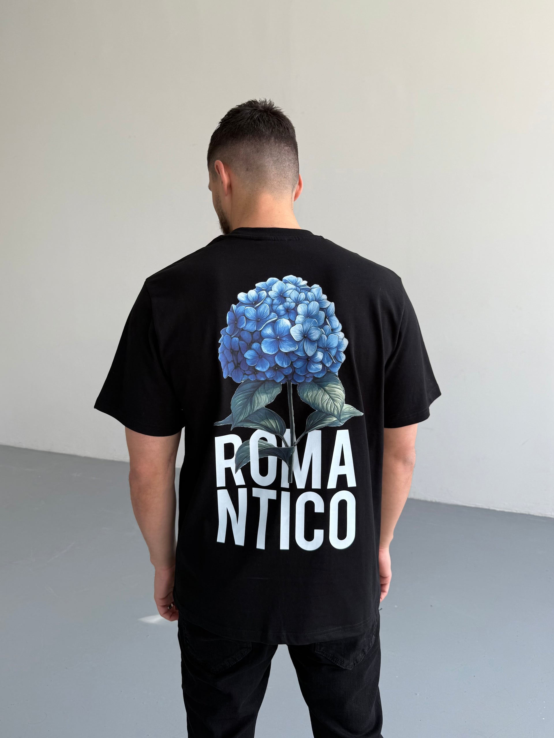 T-shirt ROMANTICO noir