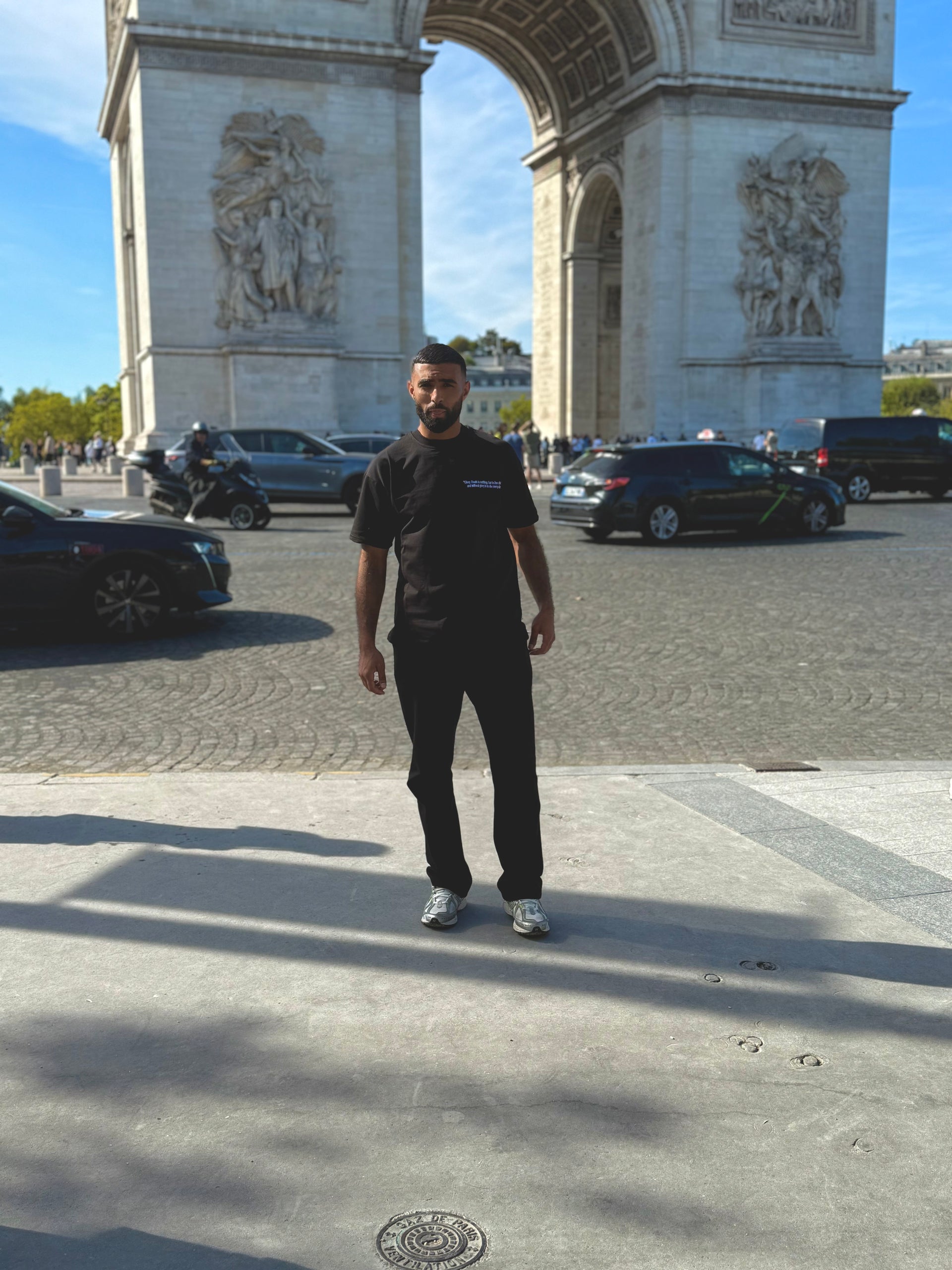 T-shirt ARC DE TRIOMPHE NOIR