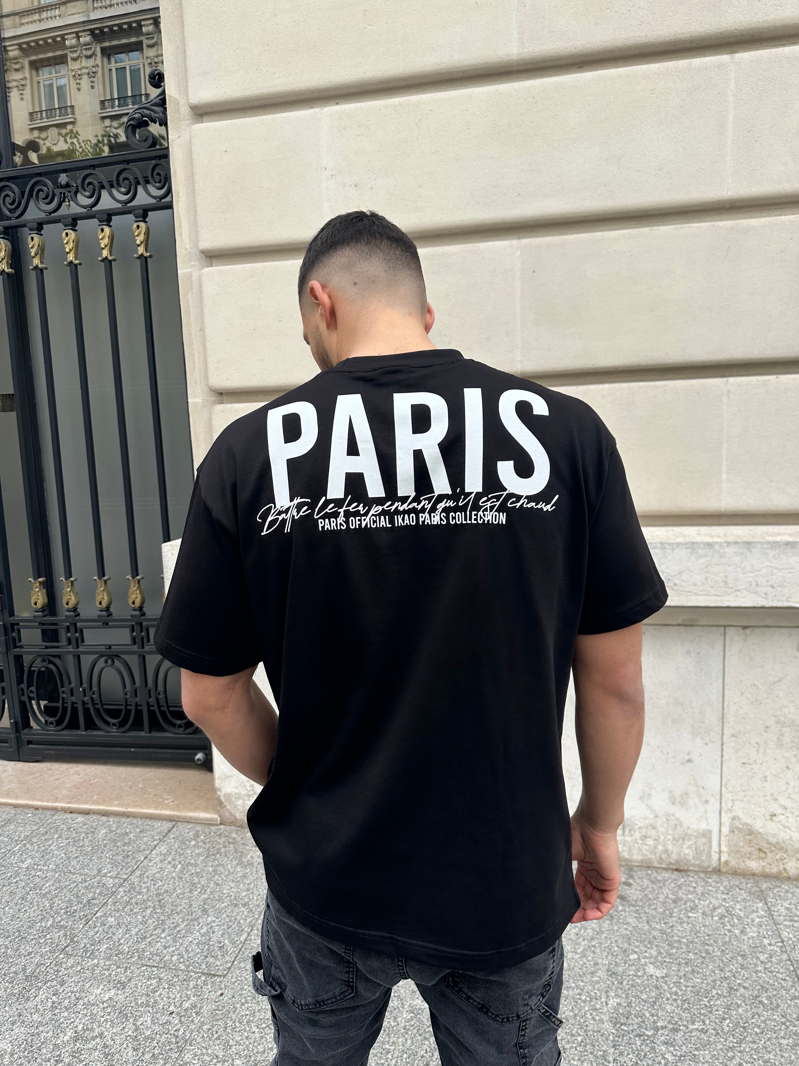 T-shirt PARIS noir