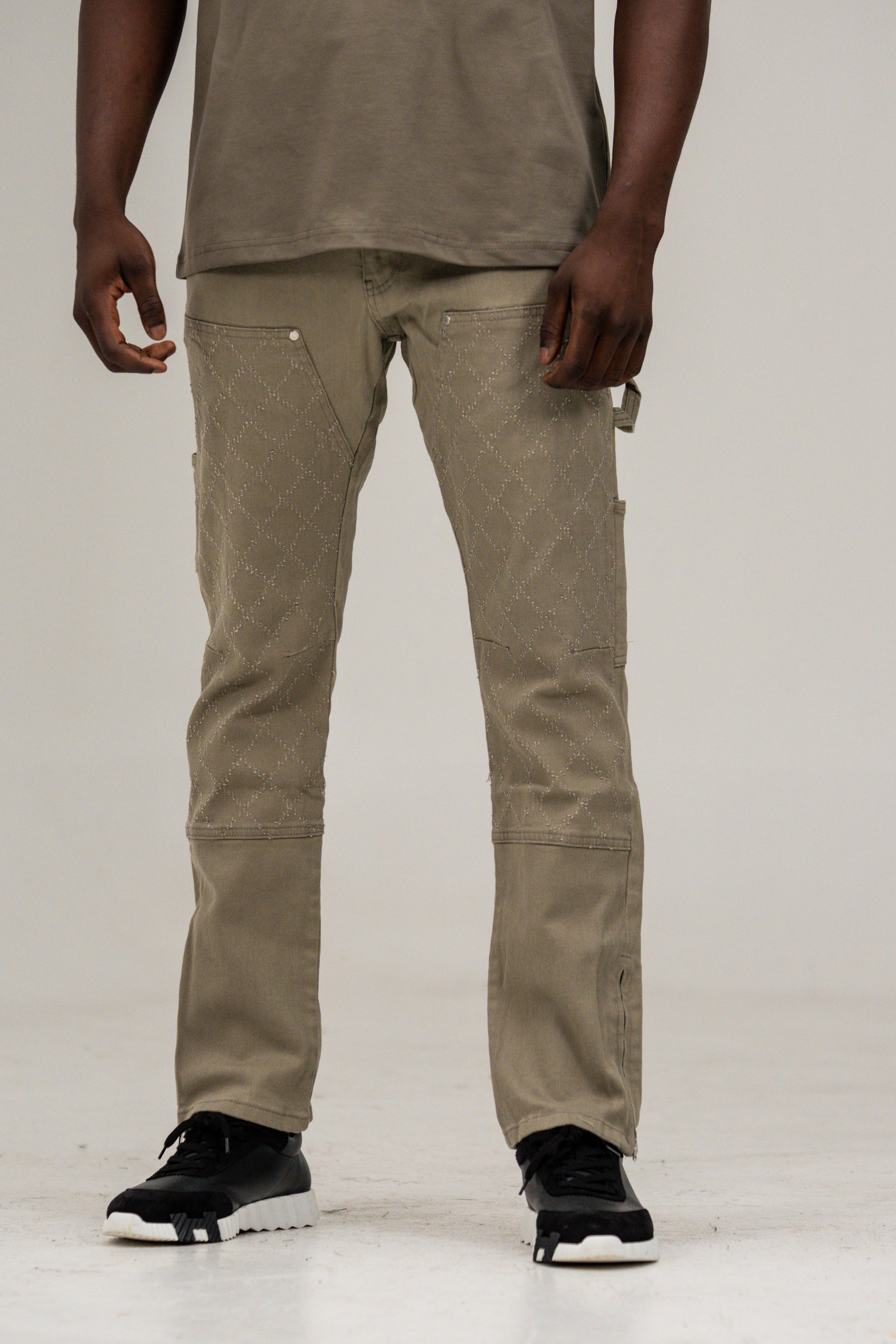 jeans PERLE vert