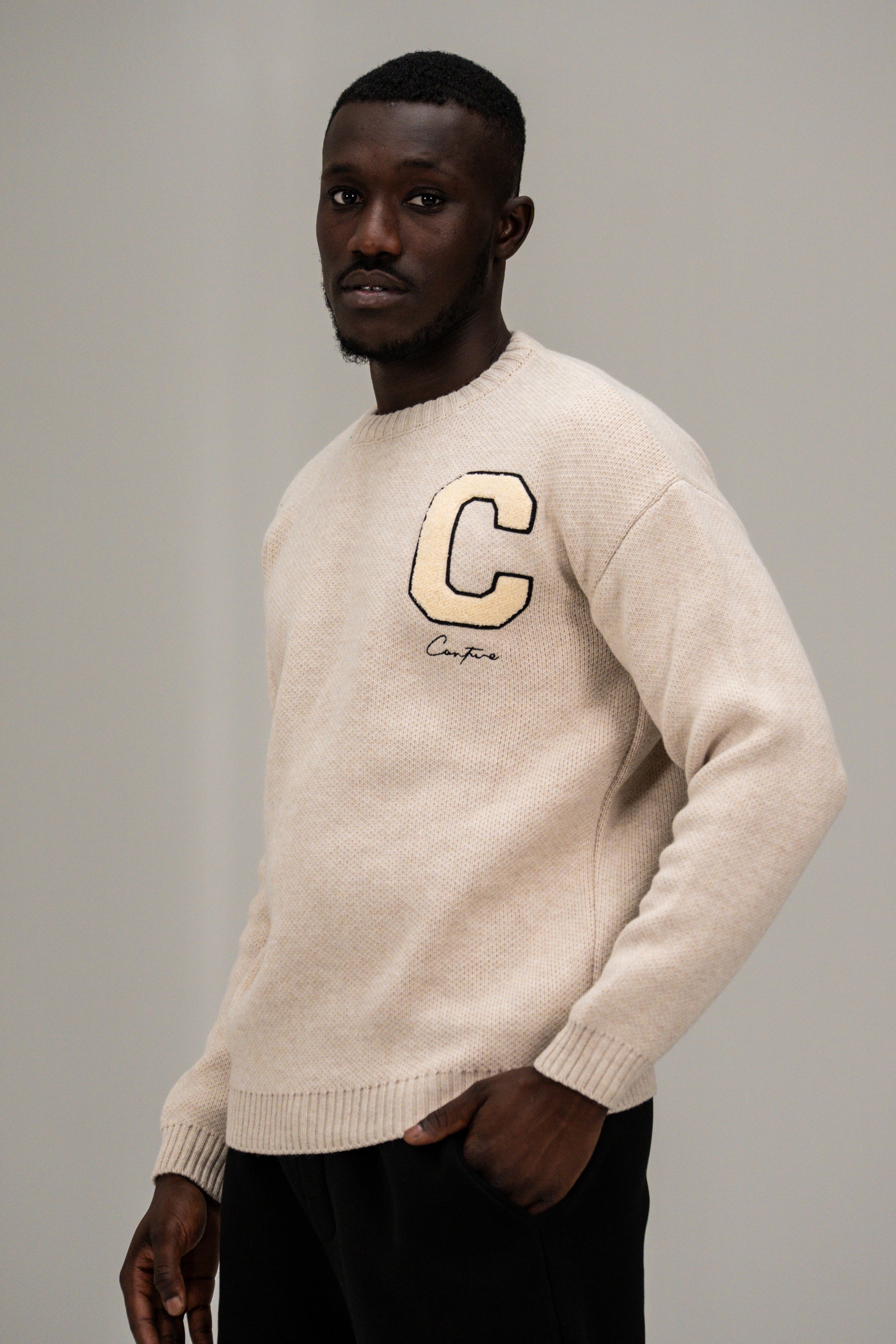 Pull C beige
