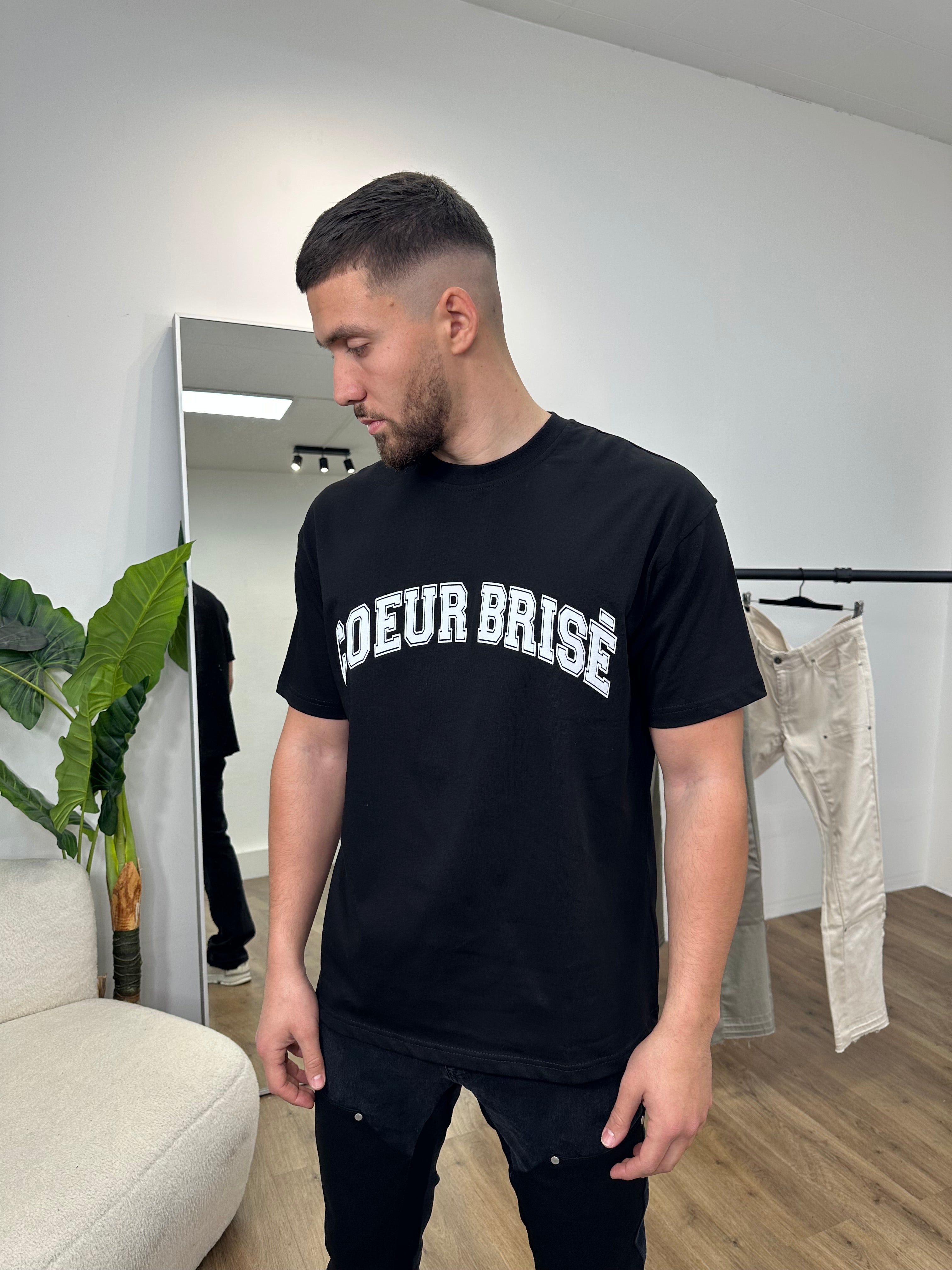 T-shirt COEUR BRISÉ noir