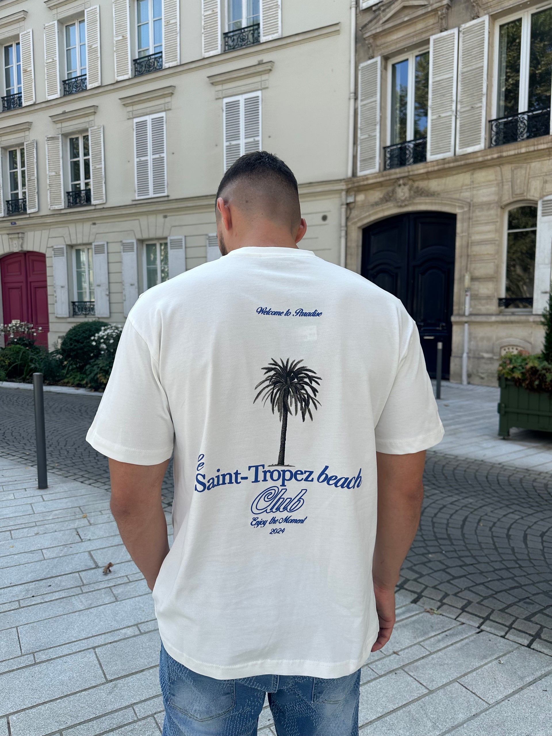 SAINT-TROPEZ white T-shirt