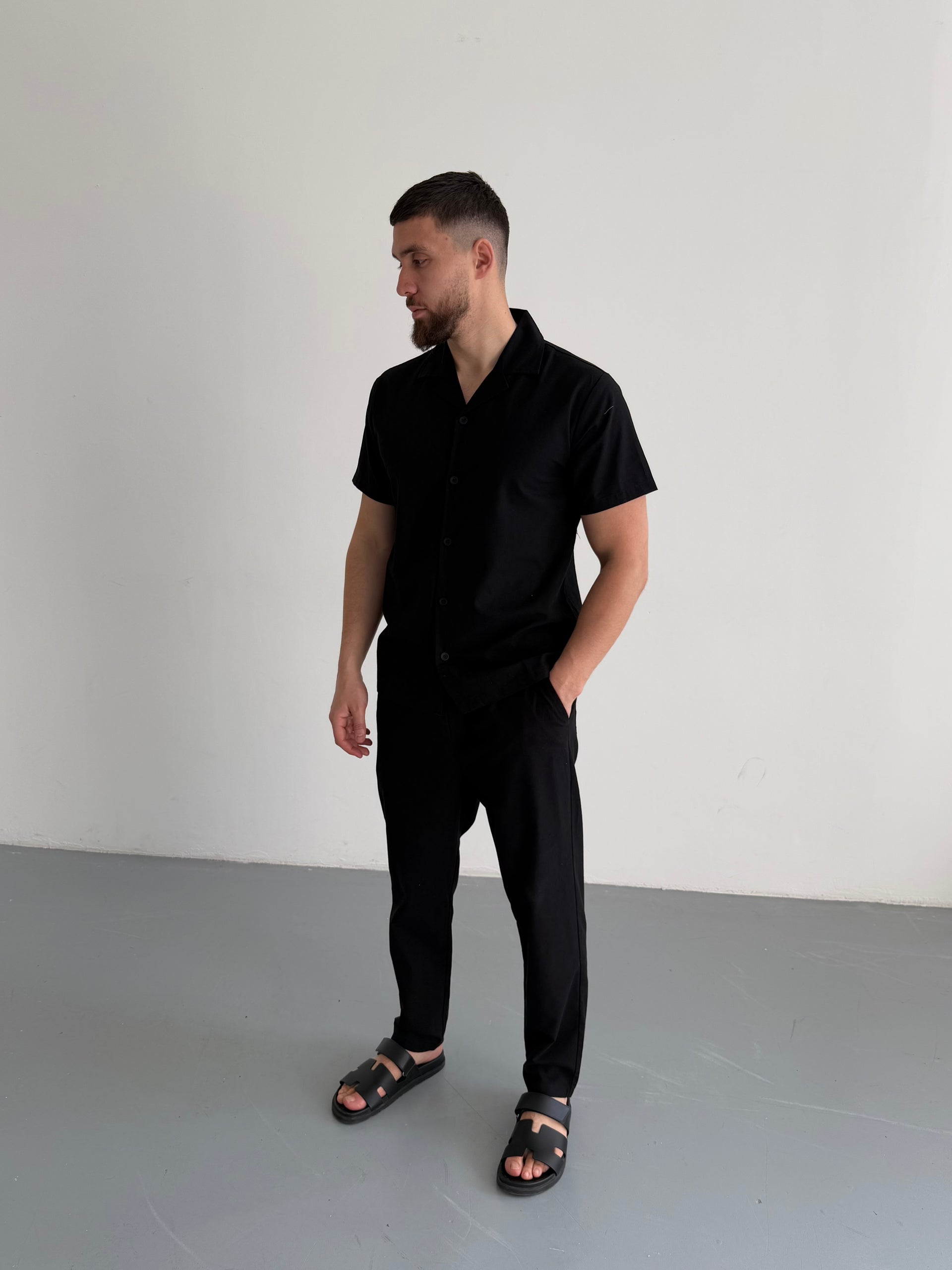 Ensemble en coton noir