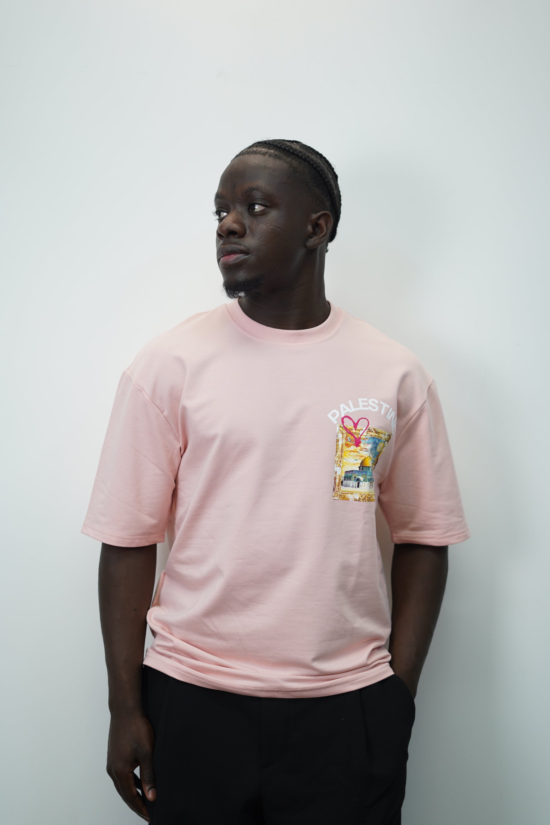 T-shirt PALESTINE Rose