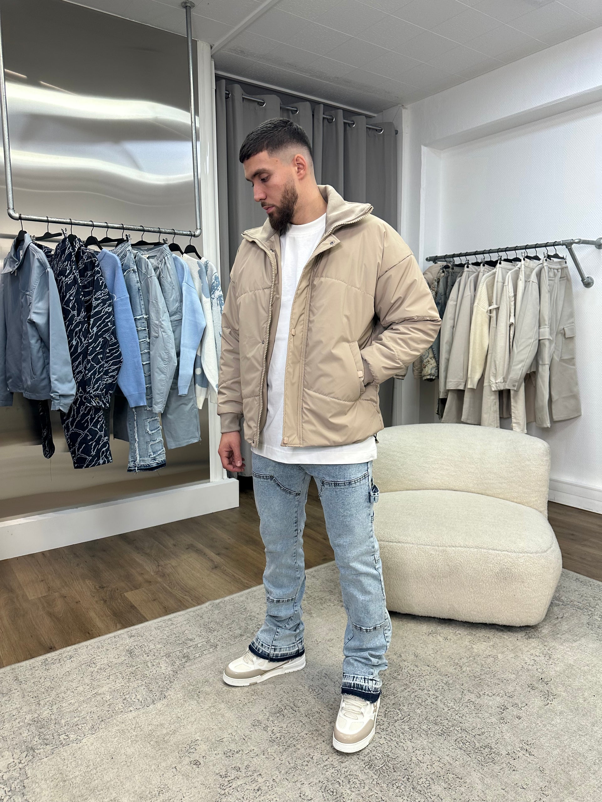 Blouson beige