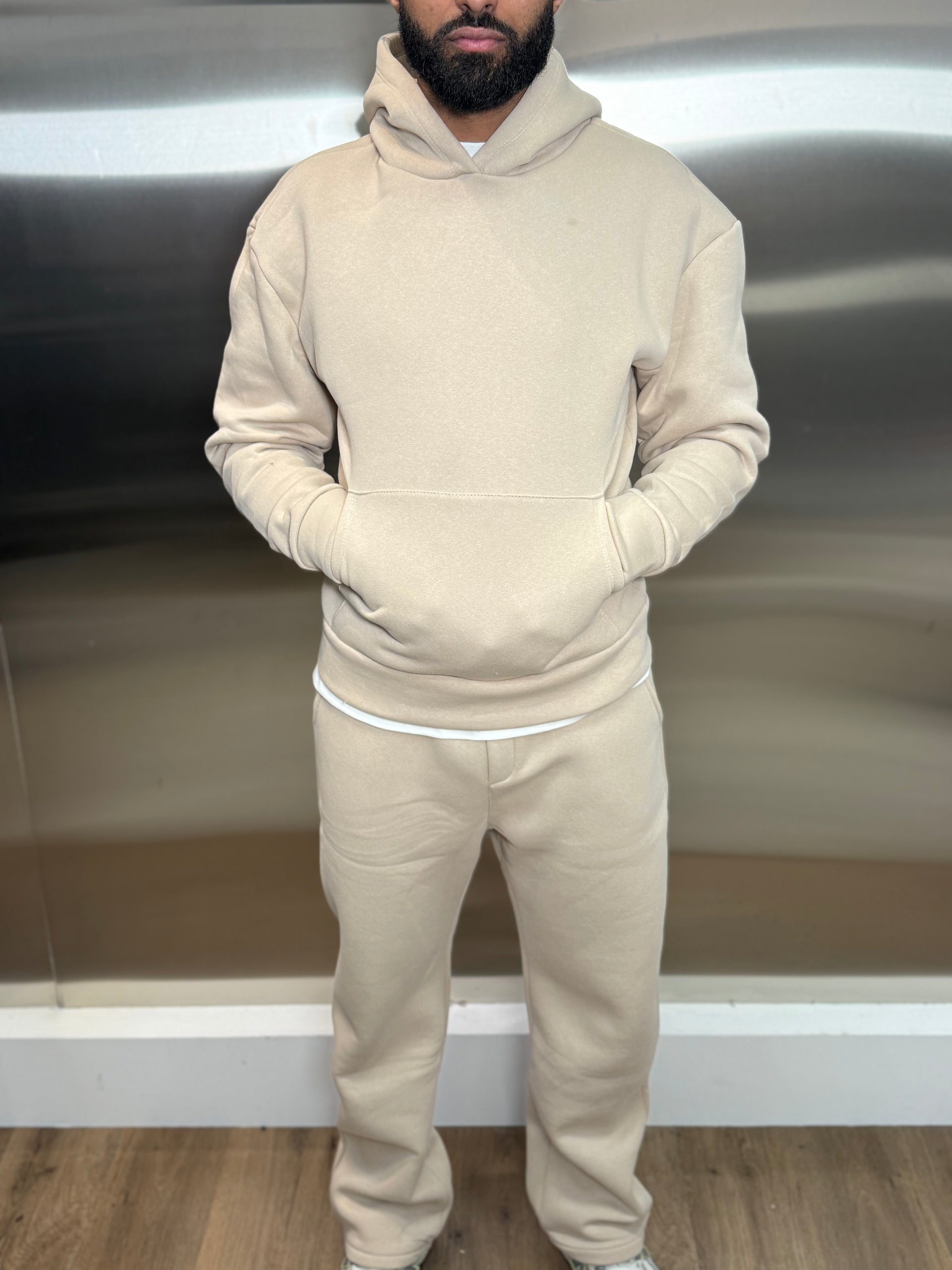 Ensemble capuche beige