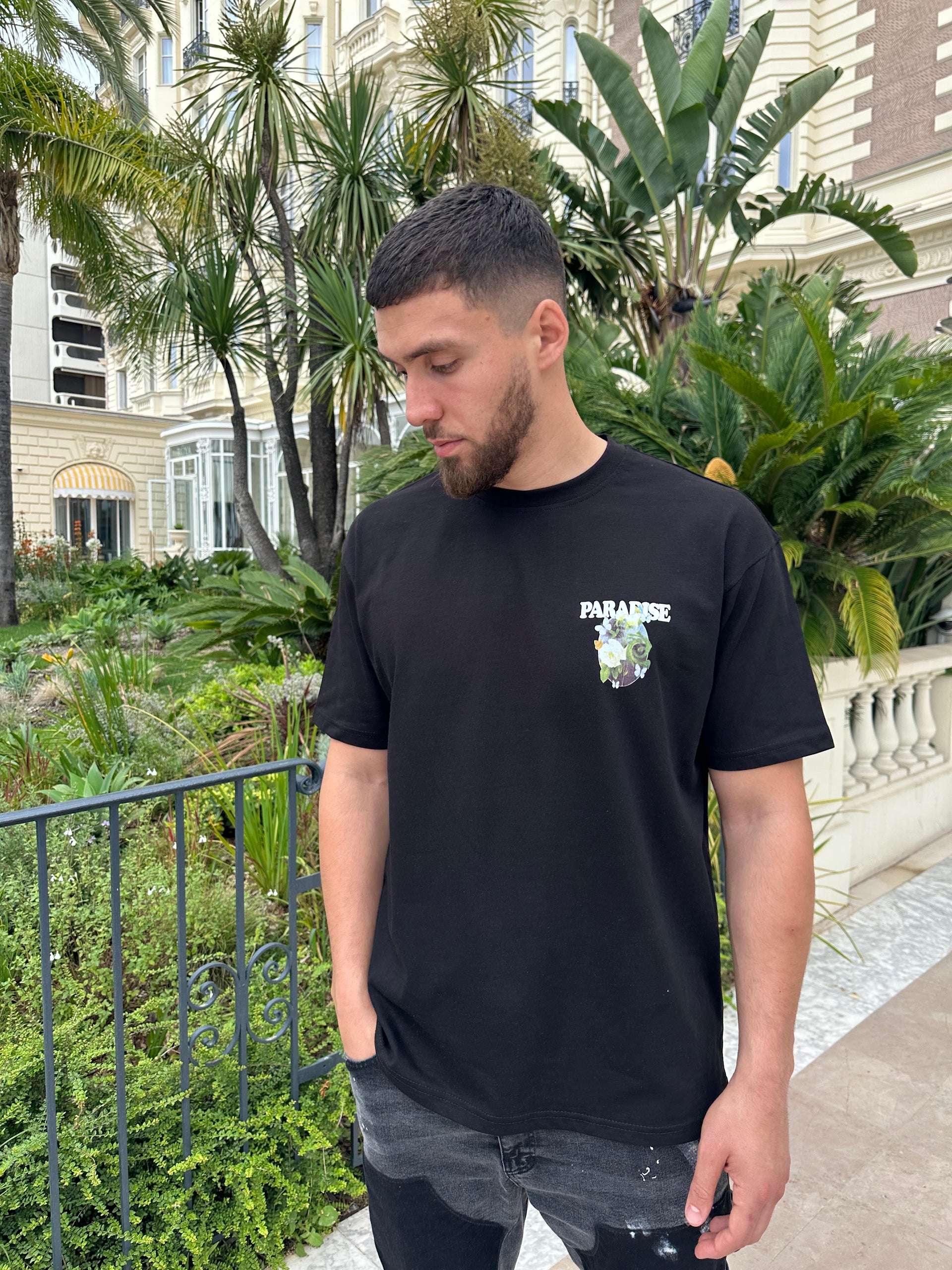 PARADISE black t-shirt