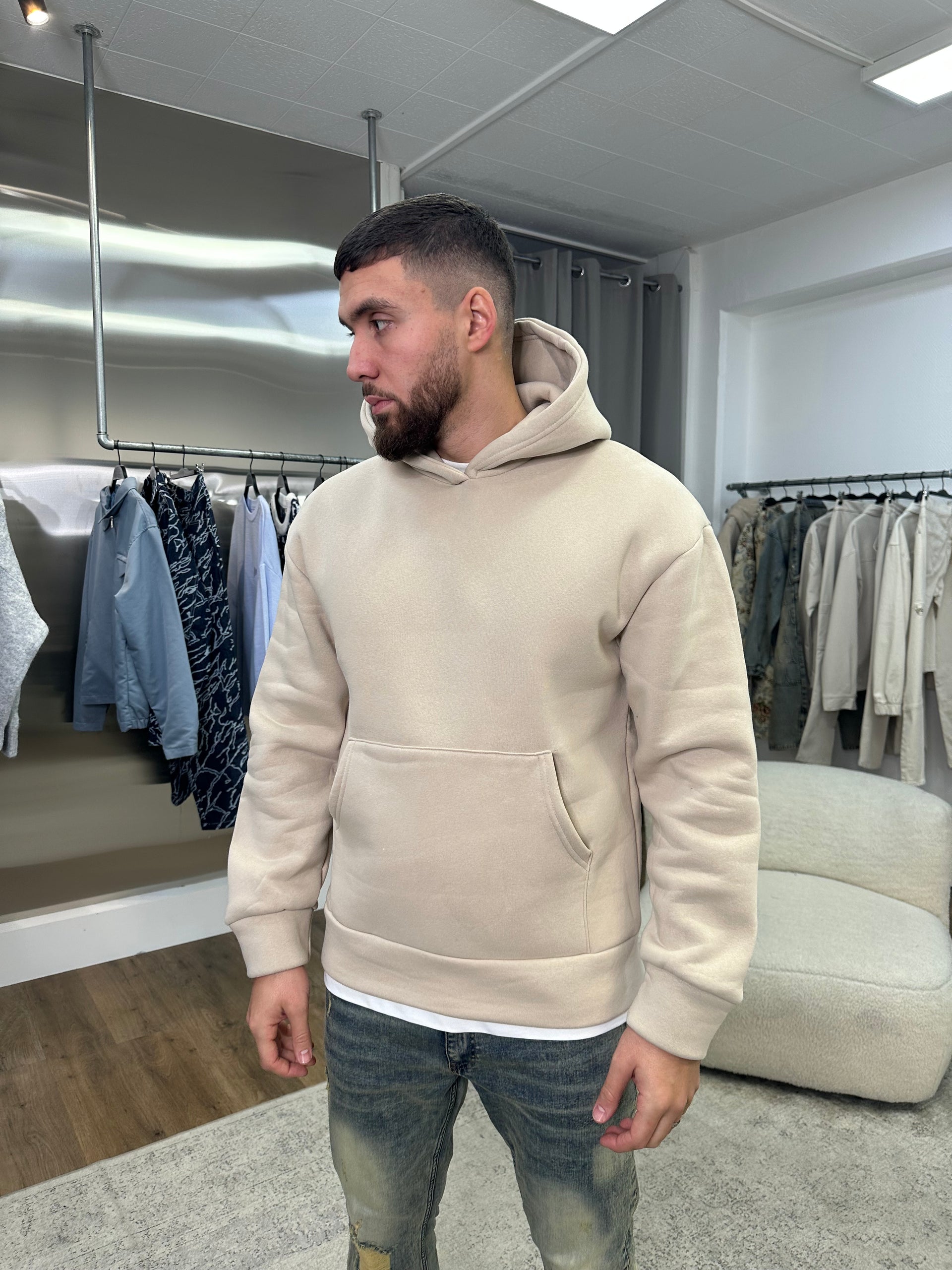 Sweat basic beige