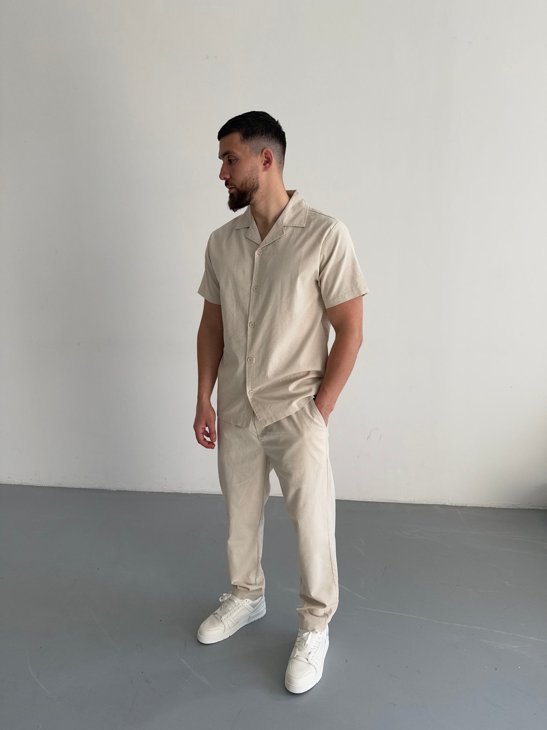 Ensemble en coton beige