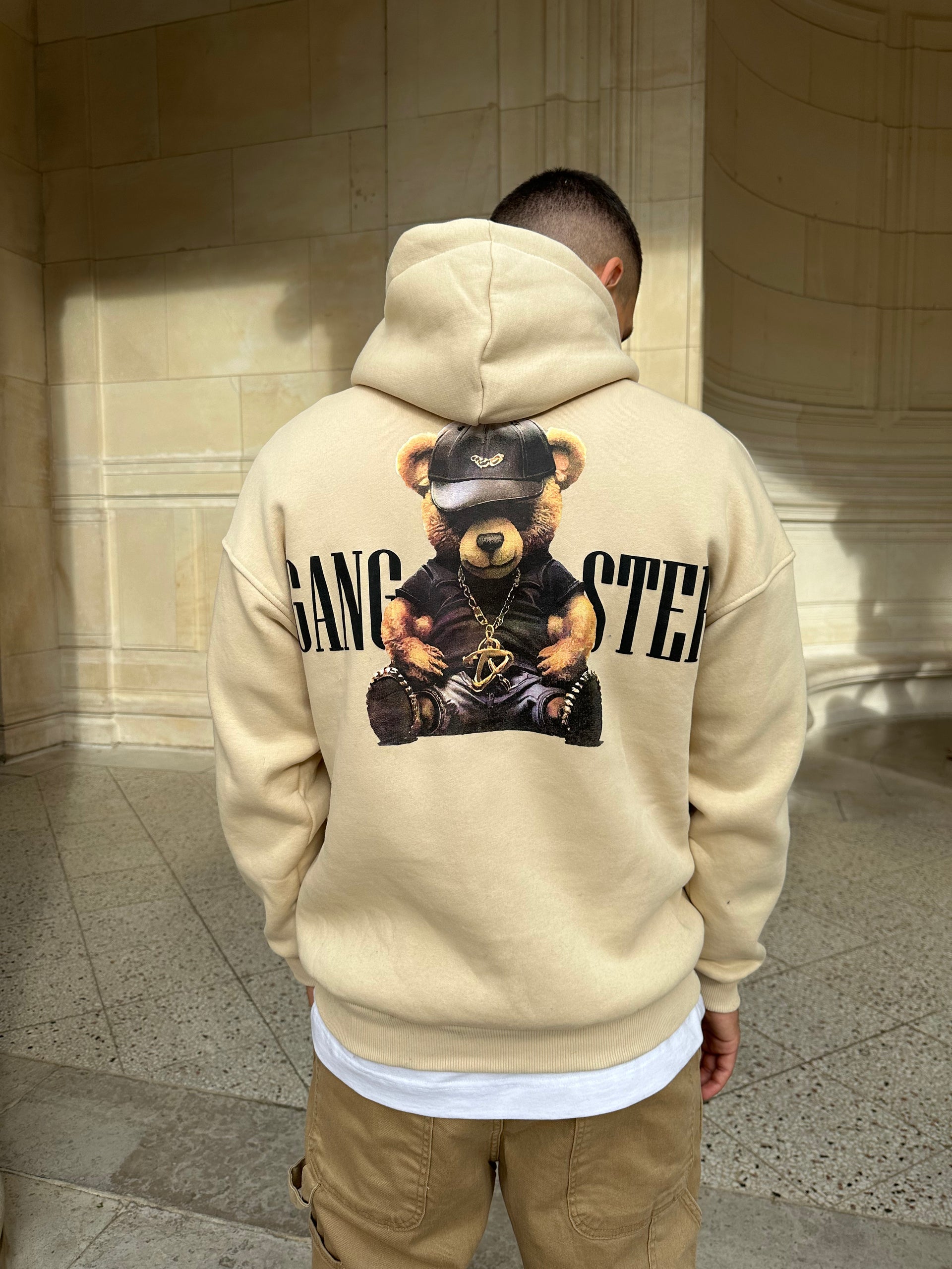 GANGSTER beige sweatshirt