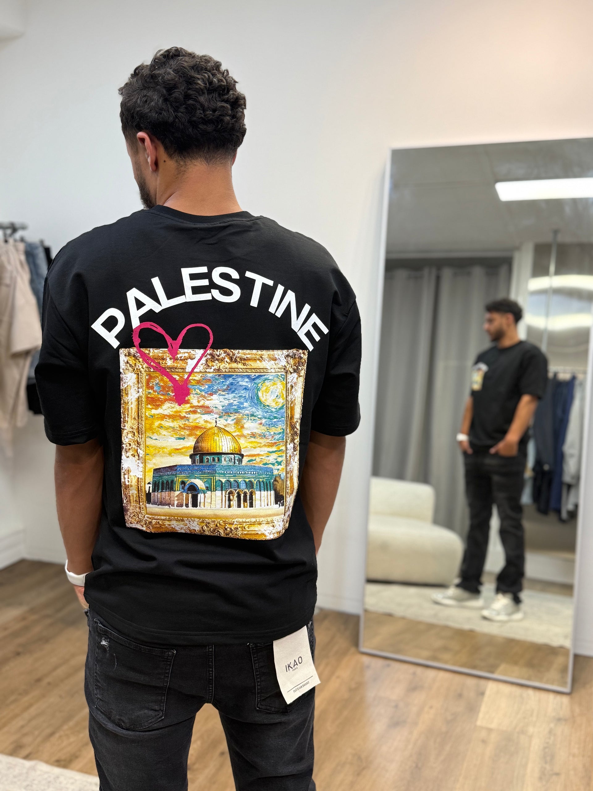T-shirt PALESTINE Noir