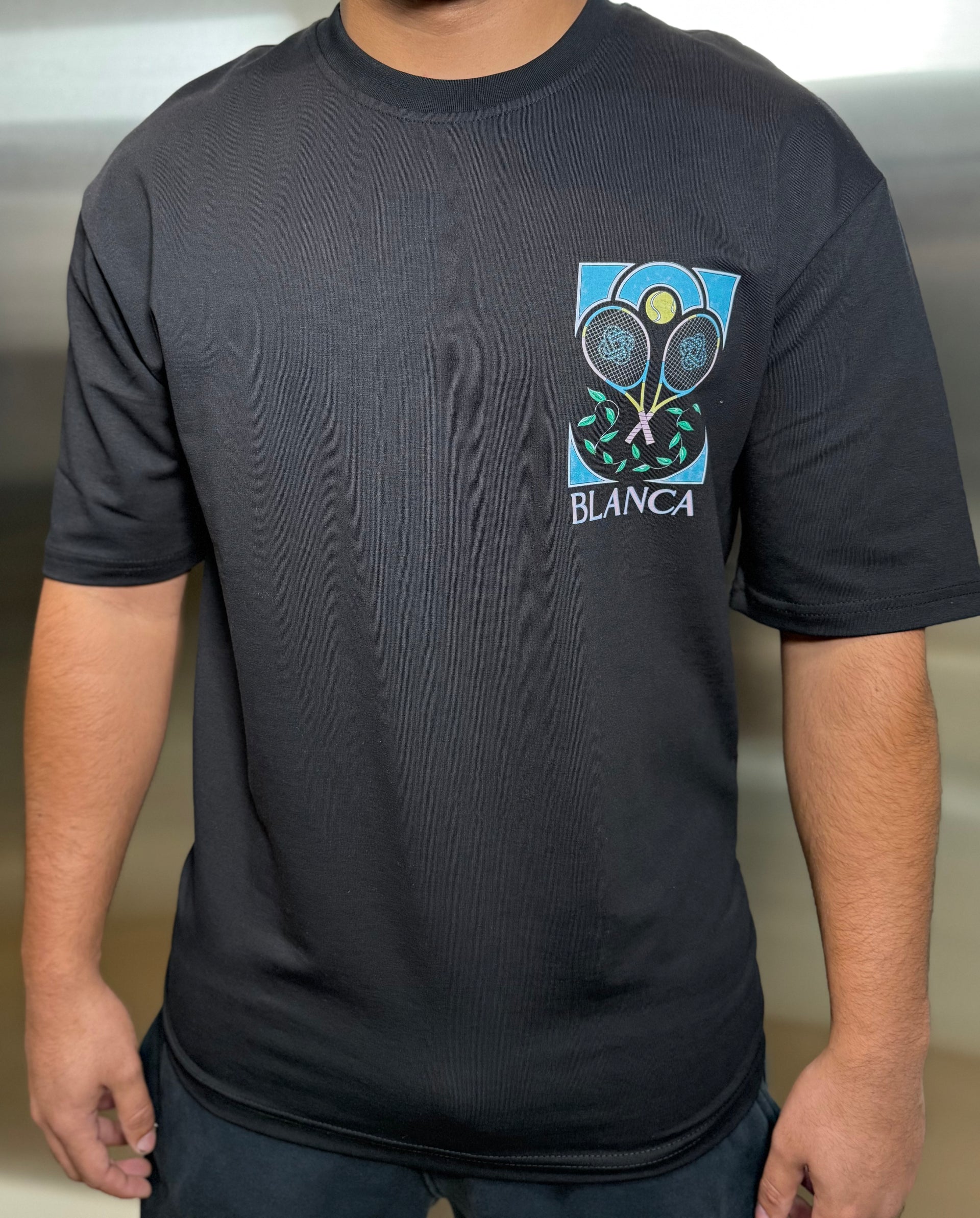 T-shirt Blanca PADEL Noir