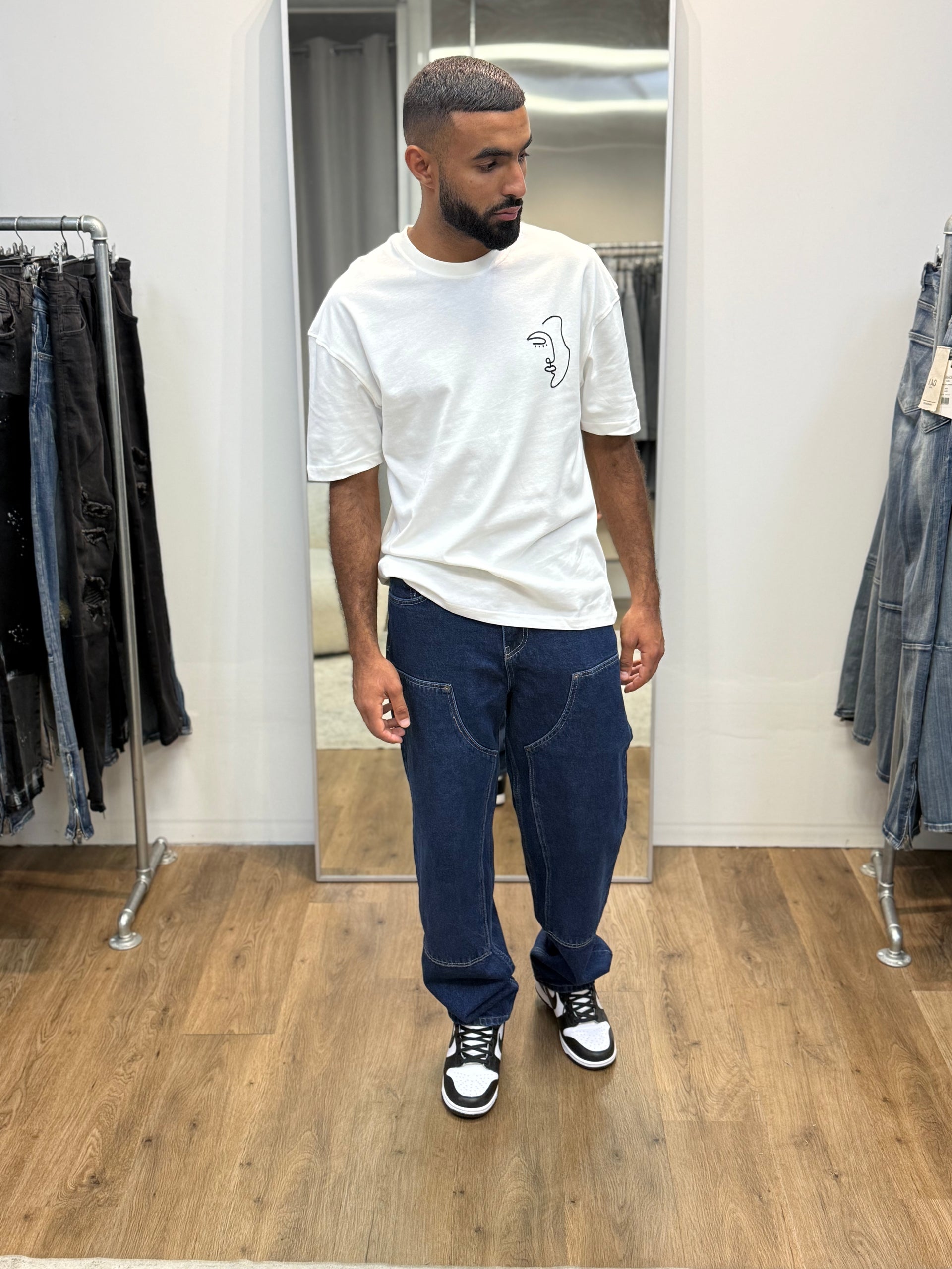 Jean flare Bleu LL266
