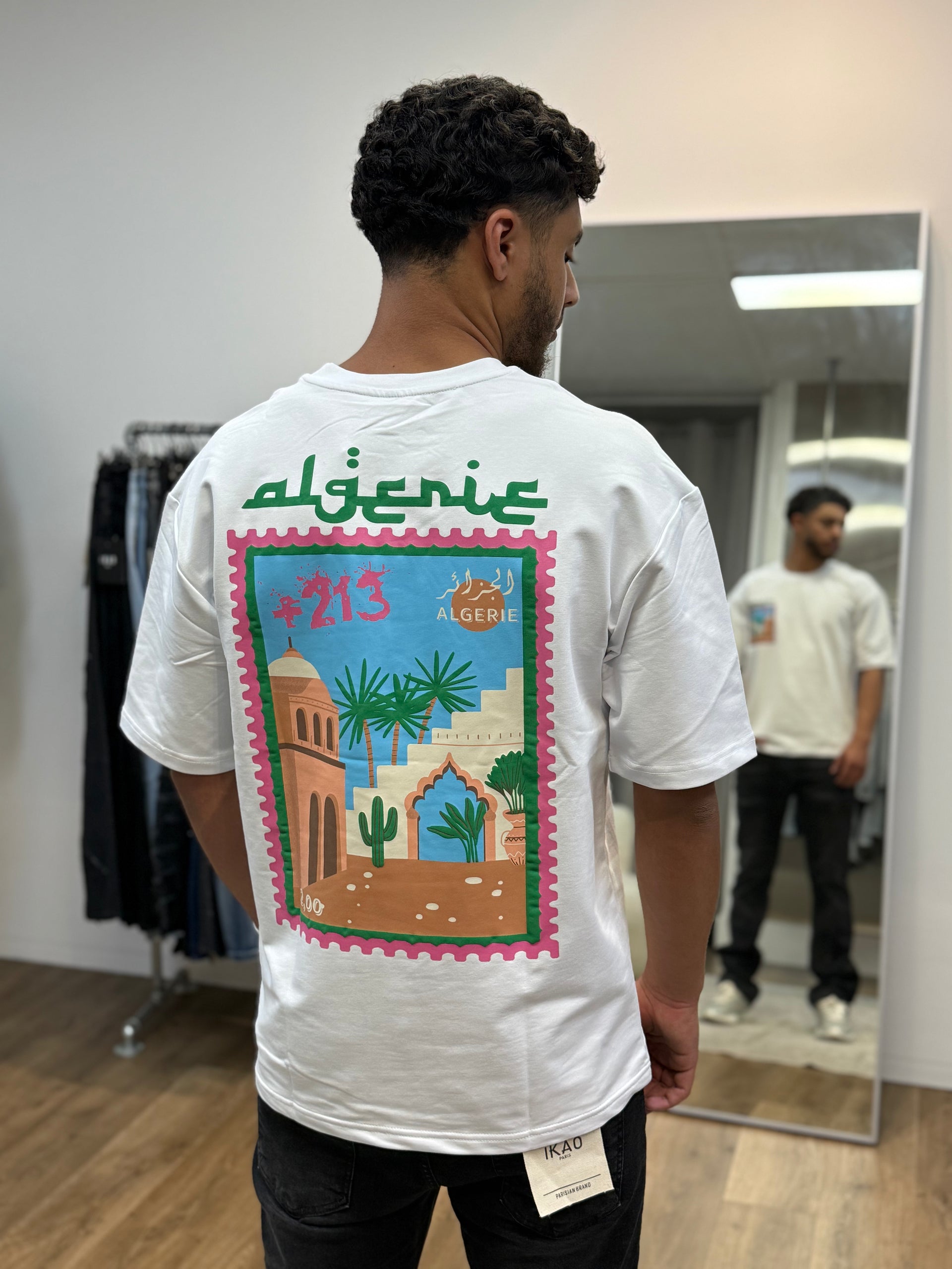 T-shirt ALGÉRIE Blanc