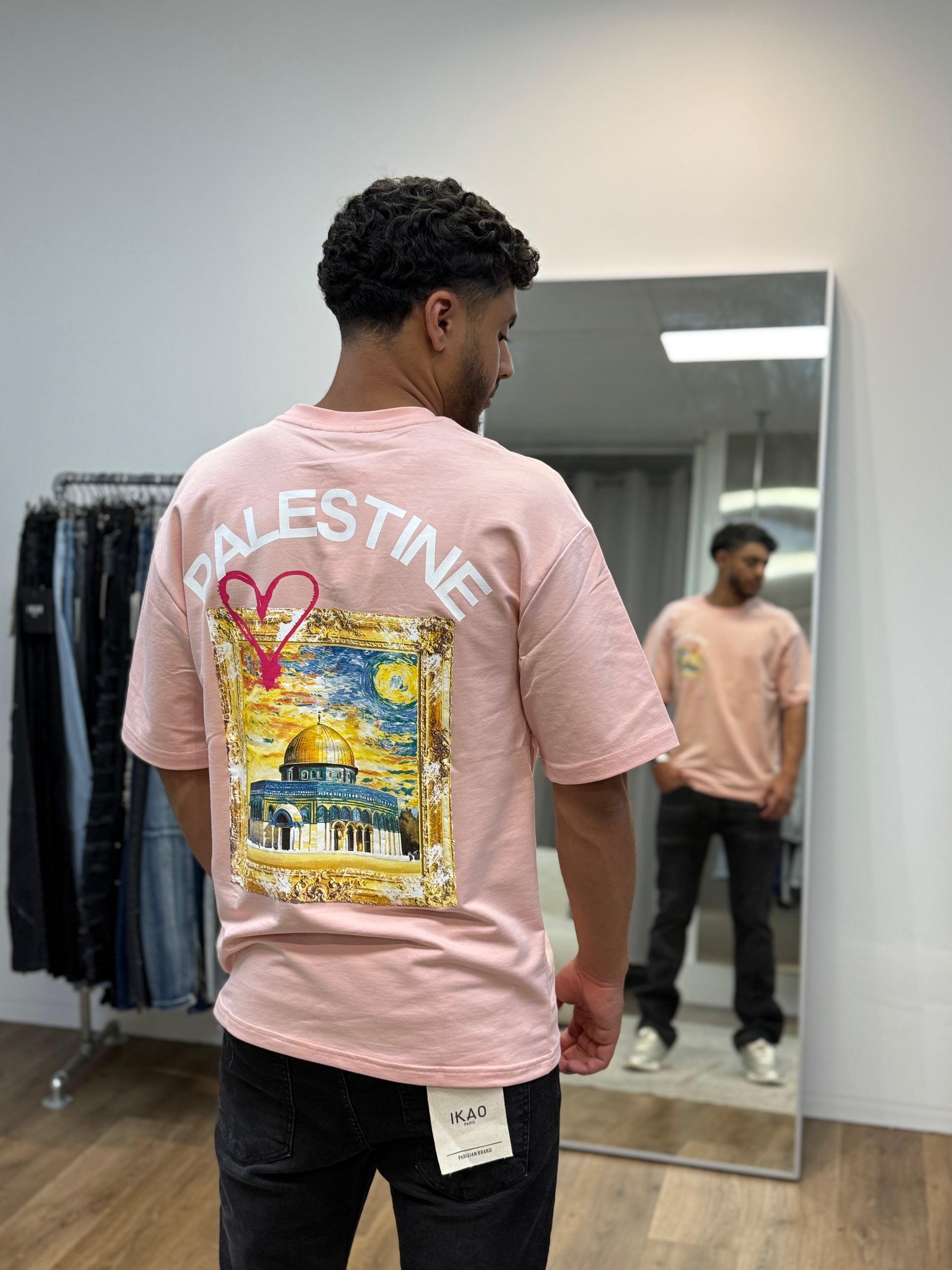 T-shirt PALESTINE Rose