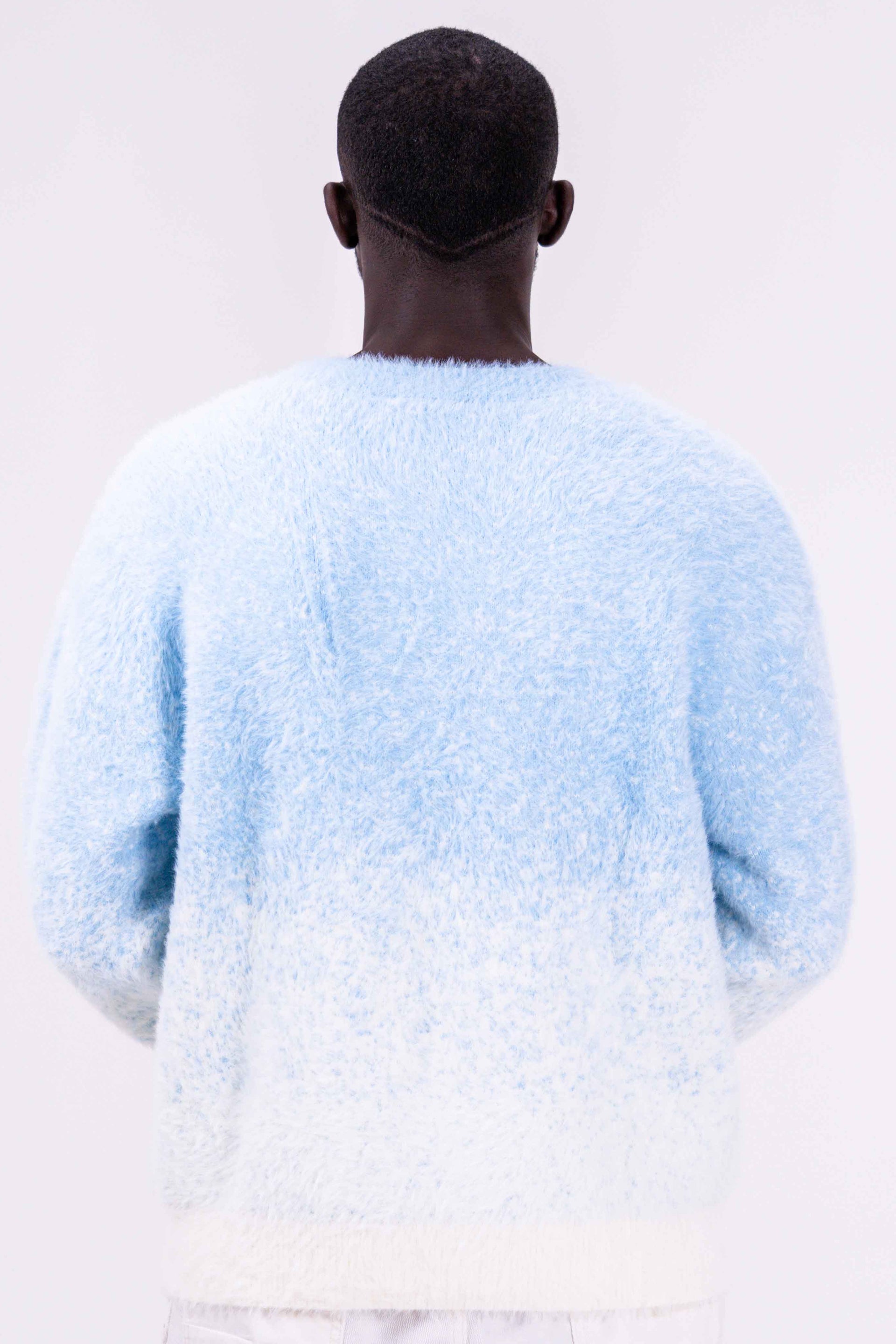 Pull laine bleu ciel